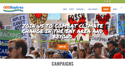 Desktop Screenshot of 350bayarea.org